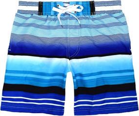 img 2 attached to 🩳 Boys' Quick Dry Beach Shorts with Lining by Trunks Swimwear