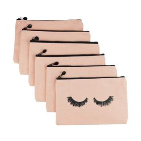 img 4 attached to 💼 Zippered Goodma Cosmetic Eyelash Toiletry