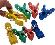 📎 jumbo plastic clips 4.75” long (16 pack) - candy & chips bags sealers, towel beach rowel clamps: enhanced fasteners for various needs! логотип