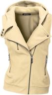 doublju women's hooded zip up jacket in coats, jackets & vests logo