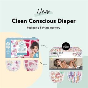 img 2 attached to HONEST Company Super Club Box Diapers - Wingin' it + Painted Feathers, Size 5, 100 Count (Packaging + Print May Vary) - Buy Now!