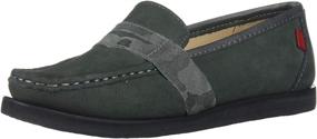 img 4 attached to 👦 Kids' Leather Eva Lightweight Technology Penny Loafer by Marc Joseph New York