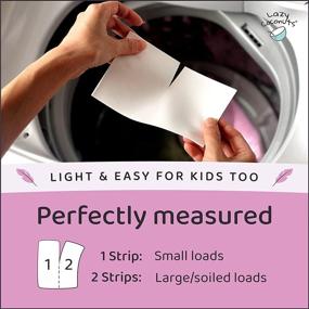 img 2 attached to 🌿 LCECO Fragrance-Free Laundry Detergent Strips - Ultra Concentrated, Environmentally Friendly, Plastic-Free, Lightweight for Home, Dorms, Travel, Camping