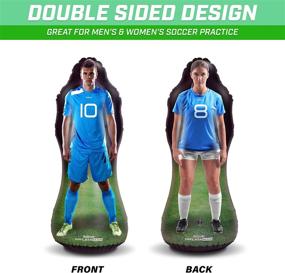 img 2 attached to ⚽ Game-Changing Inflataman Soccer Defender: Boost Your Skills with Weighted Dummy for Free Kicks, Dribbling & Passing Drills