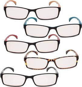 img 4 attached to 👓 Reducblu Unisex Computer Glasses – Blue Light Blocking Eyewear for Enhanced Visual Comfort