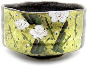 img 4 attached to Japanese Matcha Bowl Gold Kutani