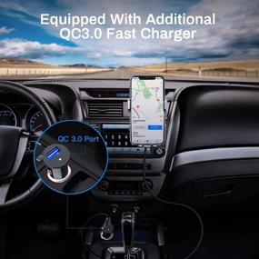 img 3 attached to 🚗 MEIDI Wireless Car Charger: Efficient 10W Auto Clamping QI Car Phone Charger with One Step Sense Air Vent Phone Holder