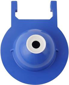 img 1 attached to Water-Saving Toilet Flapper Compatible with TOTO Flapper Model THU140S - Long Lasting Rubber Seal, 3-Inch Replacement - Includes Stainless Steel Chain and Hook - Easy Installation (Pack of 1, Blue)