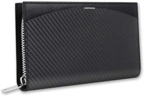 img 2 attached to Luxury Carbon Leather Organizer BlackLabel