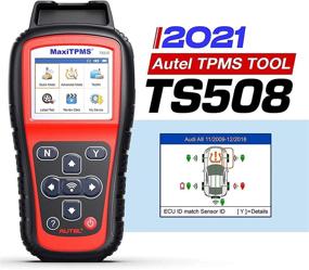 img 4 attached to 🔧 Autel MaxiTPMS TS508 Инструмент для перенастройки TPMS, программирующий инструмент 2021 MX-Sensors (315/433 МГц) для перенастройки/активации всех датчиков, инструмент для сканирования TPMS для чтения/очистки DTC, сброс TPMS (улучшенная версия TS408/501)