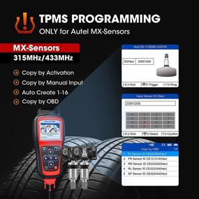 img 1 attached to 🔧 Autel MaxiTPMS TS508 Инструмент для перенастройки TPMS, программирующий инструмент 2021 MX-Sensors (315/433 МГц) для перенастройки/активации всех датчиков, инструмент для сканирования TPMS для чтения/очистки DTC, сброс TPMS (улучшенная версия TS408/501)