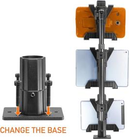 img 2 attached to 📱 iBOLT TabDock POP Clamp Mount - 3 Tablet Holders for Efficient Delivery Apps (DoorDash, Uber Eats, Postmates) - Compatible with Tablets (7-10 inches)