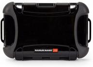 📸 nanuk 330-0001 nano series black waterproof large hard case for phones, cameras, and electronics logo