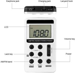img 1 attached to ZEERKEER Portable Digital Rechargeable Earphone