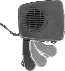 img 3 attached to 🔌 Wagan EL6311 12V Portable Fan and Defroster | Folding Handle | 1 Pack | Black | Enhanced SEO