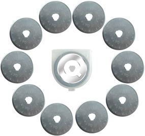 img 4 attached to High-Quality Cut 10x 45mm Rotary Cutter Replacement Blades