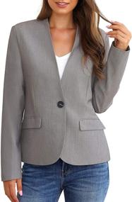 img 1 attached to 👚 GRAPENT Women's Lightweight Business Pocket Sleeves for Suiting & Blazers