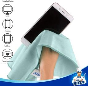 img 1 attached to MR SIGA Ultra Microfiber Cloths Glass Household Supplies