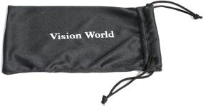 img 1 attached to Bamboo Rectangular Reading Glasses: Stylish Readers for Men and Women by Vision World