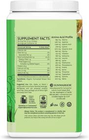 img 3 attached to 🌱 Optimized Sunwarrior Classic Vegan Sprouted Brown Rice Protein Powder (30 Servings, Natural)