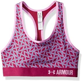 img 2 attached to 👧 Оставайся прохладной и стильной с одеждой Under Armour HeatGear Printed X Large для активного образа жизни девочек