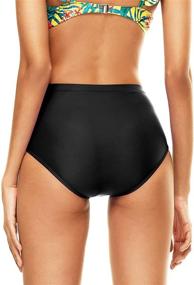 img 2 attached to 👙 Bellecarrie Waisted Bottoms Coverage Swimsuit: Women's Clothing Ideal for Swimsuits & Cover-Ups, Boosting SEO