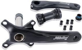 img 3 attached to JGbike Crank Arm Set: 170mm 104 BCD, Bottom Bracket Kit, Chainring Bolts - MTB BMX Road Bicycle Compatible with Shimano, SRAM, FSA, Gaint