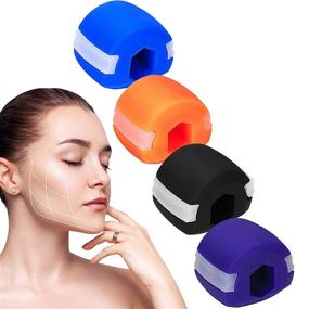 img 4 attached to Define Jawline with Jaw Exerciser: Slimming and Sculpting Jawline Exercise Product