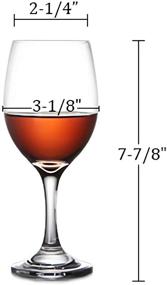 img 3 attached to 🍷 Versatile Kingrol 11.5 Ounce Wine Glasses Set of 6: Ideal Stemware for Everyday, Formal, and Outdoor Occasions