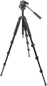 img 1 attached to 📷 Polaroid Studio Series 64-Inch Professional Tripod with Smooth Pan/Tilt Head | Includes Deluxe Carrying Case + Extra Quick Release Plate | Ideal for Digital Cameras & Camcorders