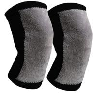 🧦 winter knee warmers: wool cashmere thicken knee supports for joint pain relief - 1 pair логотип