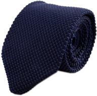 stylish secdtie woven midnight skinny necktie: a must-have accessory for men logo