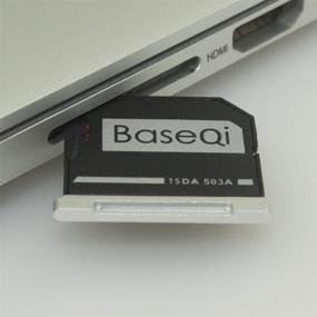 img 2 attached to Адаптер BASEQI из алюминия для MicroSD для MacBook. Аксессуары и периферийные устройства для компьютера.