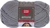 amore red heart earl grey yarn logo