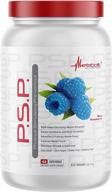 🔵 metabolic nutrition p.s.p. physique stimulating preworkout 672g | zero sugar | caffeine-free | blue raspberry flavor logo