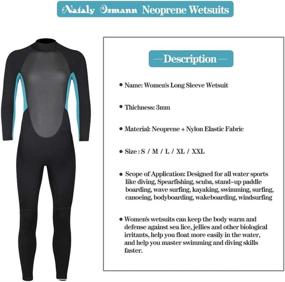 img 2 attached to Nataly Osmann Neoprene Wetsuits Snorkeling