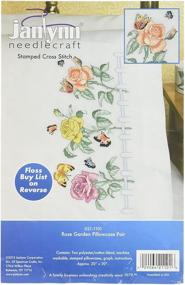 img 2 attached to 🌹 SEO-Optimized: Janlynn Rose Garden Pillowcase Pair Embroidery Kit