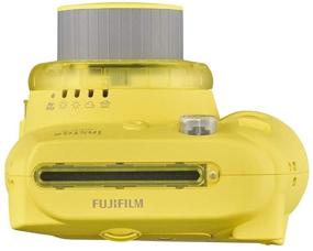 img 2 attached to 📸 Камера Instax Mini 9 Clear: Яркий желтый дизайн для мгновенной фотографии