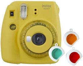 img 4 attached to 📸 Камера Instax Mini 9 Clear: Яркий желтый дизайн для мгновенной фотографии