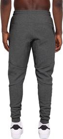 img 1 attached to Waterwang Men's Slim-Fit Jogger Pants: Tapered Athletic Sweatpants for Running, Jogging, Exercise, Gym, and Workout