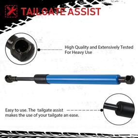 img 3 attached to 🔵 Youxmoto Blue Tailgate Assist Shock for 2004-2014 Ford F150 & 2006-2008 Lincoln Mark LT Trucks - Lift Support DZ43200