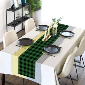 img 1 attached to 🍀 Buffalo Dining Decor - Rainlemon St. Patrick's Theme