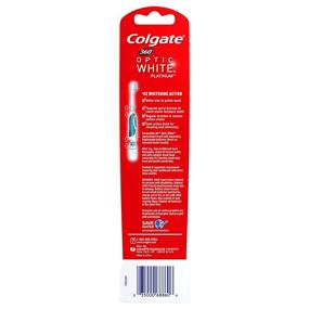 img 3 attached to 🪥 Advanced Plaque Removal: Colgate 360 Optic White Platinum Electric Toothbrush with 4 Replacement Heads