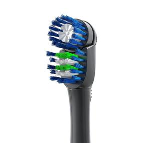 img 1 attached to 🪥 Advanced Plaque Removal: Colgate 360 Optic White Platinum Electric Toothbrush with 4 Replacement Heads