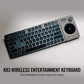 img 3 attached to 💻 Corsair K83 Wireless Keyboard: Versatile Bluetooth & USB Connectivity for PC, Smart TV, and Streaming Box - Enhanced Backlit LED