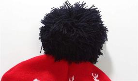 img 1 attached to SSLR Holiday Knitted Christmas 2PCS Red