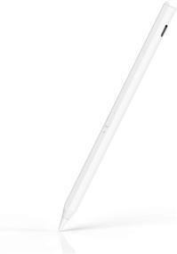 img 4 attached to 🖊️ White Stylus Pen for iPad Air 4th & 5th Generation, Pencil with Palm Rejection, Compatible with Apple iPad 8th, 7th, 6th Gen, iPad Pro, and iPad Air 3rd Gen (2018-2022)