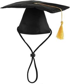 img 3 attached to JPB Dog Graduation Cap & Black Pet Graduation 2021 Bandana Set