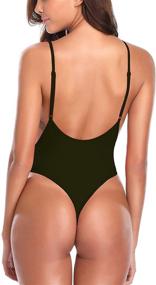 img 3 attached to 👙 SHEKINI Women's Backless Brazilian Swimsuits: Stylish Swimwear for Women's Clothing & Cover Ups