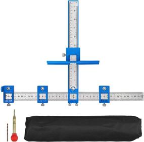 img 4 attached to 🔨 CAMWAY Punch Locator Drill Guide Tool: The Ultimate Cabinet Hardware Jig for Accurate Handle and Knob Installation